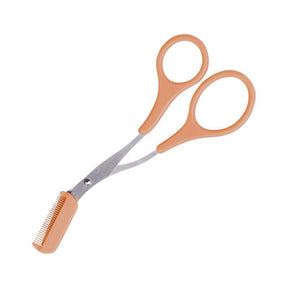 Eyebrow Trimmer Scissor With Comb Lady Woman Men Hair Removal Grooming Shaping Stainless Steel Eyebrow Remover Makeup Tool