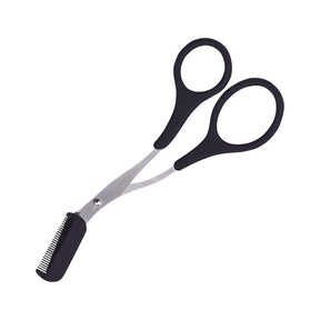 Eyebrow Trimmer Scissor With Comb Lady Woman Men Hair Removal Grooming Shaping Stainless Steel Eyebrow Remover Makeup Tool