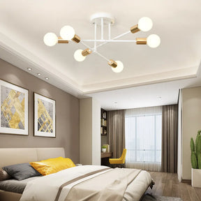 Nordic Minimalist Pendant Light Ceiling Lamp LED Chandelier Suitable for Bedrooms Living Rooms Black Gold Lighting Decoration