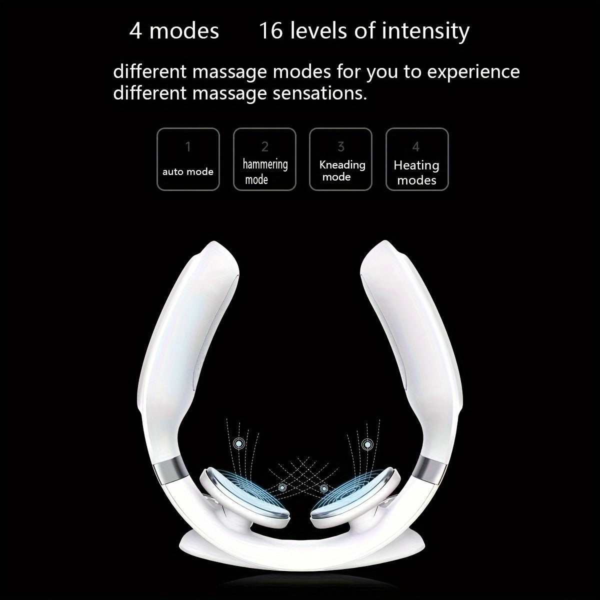 Portable Smart Neck & Shoulder Massager - Rechargeable Lithium Battery, Ideal Gift for Men & Women